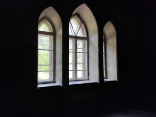 stained window