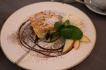 cheesecake with chocolate