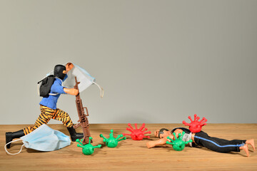 lucha contar el coronavirus (covid 19)