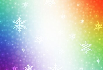 Light Multicolor vector texture in birthday style.