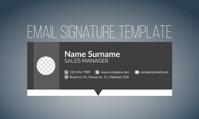 Company Email Signature Template