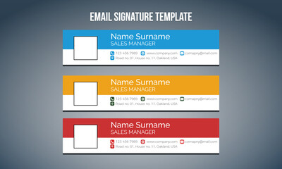corporate business email template design