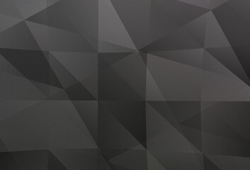 Fototapeta premium Light Gray vector polygon abstract layout.