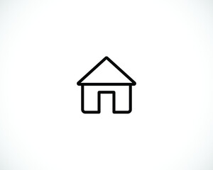 Home symbol icon vector eps 10
