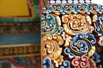 Platanthera bifolia or Magenta or pink  color eautiful butterfly orchid flower on tree in nature