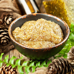 Body scrub - brown sugar with green tea