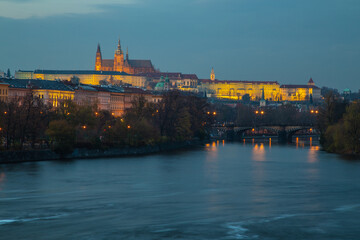 Fototapeta na wymiar Prague in the evening.