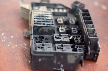 Photo of empty car fuse box