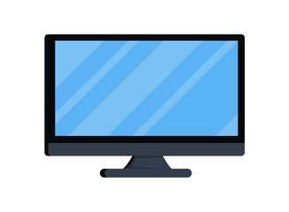 computer screen isolated on a white background vector illustration design.