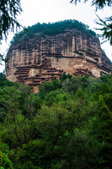 Maijishan grottoes in the Northern Wei Dynasty
