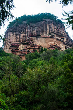 Maijishan Grottoes In The Northern Wei Dynasty