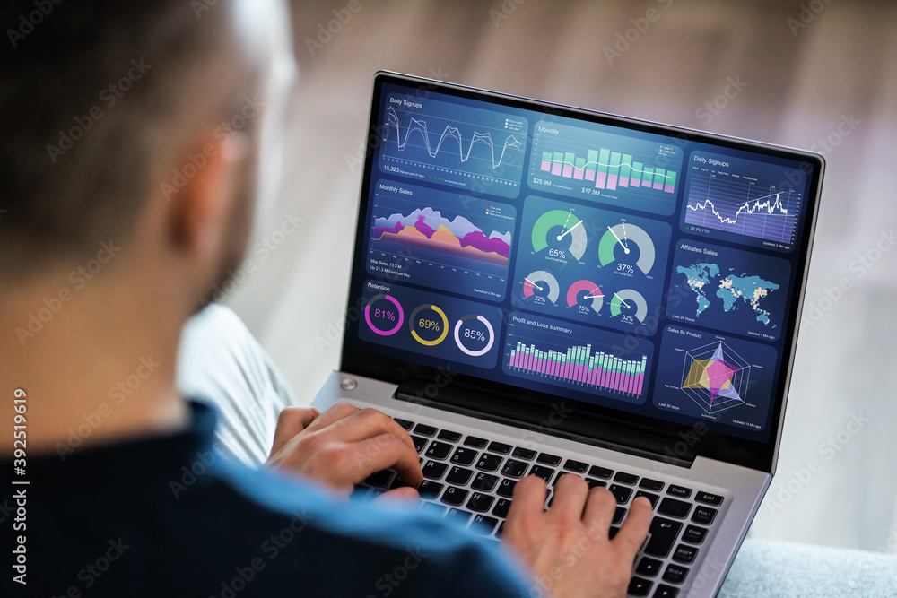 Poster Analytics Dashboard And Information Technology