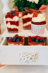 berry cakes