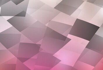 Light Pink, Yellow vector backdrop with rhombus.