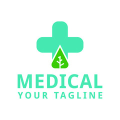 modern logo design health tree concept vector