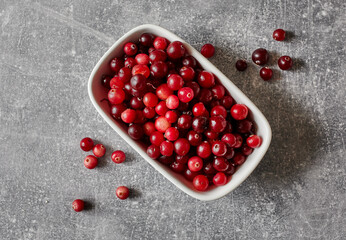 bowl of cranberries