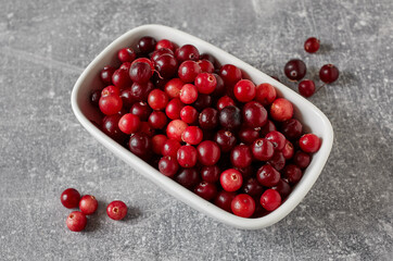 bowl of cranberries