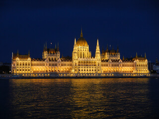 Hungarian parliament. Government seat in Hungary