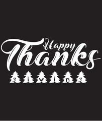 Thanks giving t-shirt design