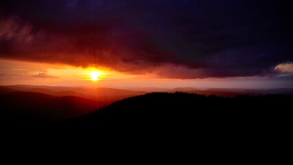 Obraz premium Coucher de soleil