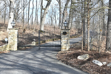 Closed Entrance Gate