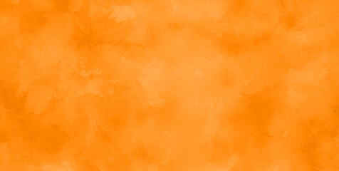 Wide Angle bright orange stucco background