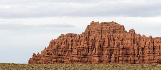 Erosure patterns along Scenic Byway 24, Utah