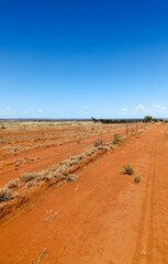 Queensland Outback - Parched Landscape South of Charters Towers - Queensland Australia