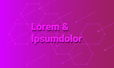 hexagon background design. Geometric abstract background with hexagons. science and technology vector illustration