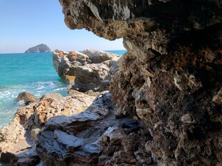 Obraz premium Isola di Bergeggi (Savona)