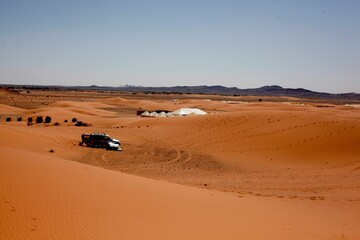 Notre tente adorable entre les dunne