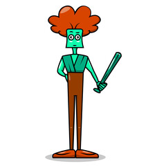 funny cartoon animated characters, can be used for cartoon animated films, t-shirt designs and others