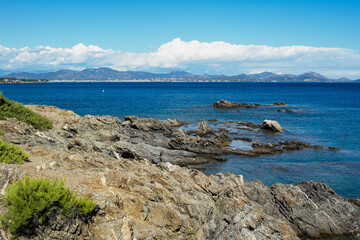 Fototapeta na wymiar Nice Coast in France