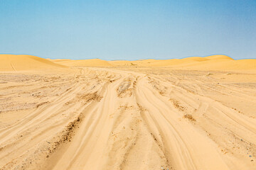 Mergouza, morocco, landscape of the desert