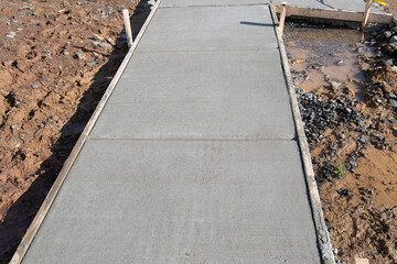 pedestrian new sidewalk