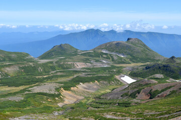 Fototapeta na wymiar 北海岳から見た黒岳（北海道・大雪山） 