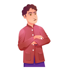 Indian men like in Bollywood movies