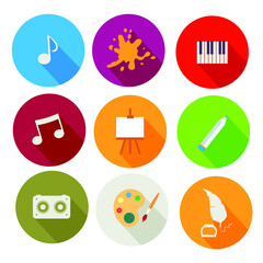 Educational-icons | set of icons | Vector illustration EPS 10.