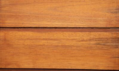 Front and close up shot of wooden panel for door and wall in horizontal pattern shows beautiful details and color of natural wood. It can be used as background and backdrop for vintage and nature