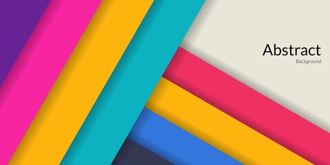 Modern abstract geometric rectangle colorful background, simple shape with trendy design. Suitable for book covers, posters, flyers, design banners. Vector illustration