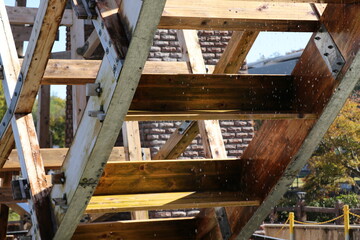 川の博物館の大水車