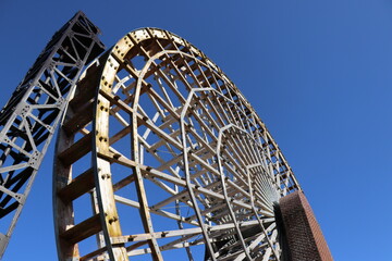 川の博物館の大水車