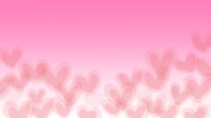 ハートの背景素材：バレンタイン