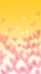 ハートの背景素材：バレンタイン