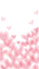 ハートの背景素材：バレンタイン