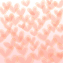 ハートの背景素材：バレンタイン