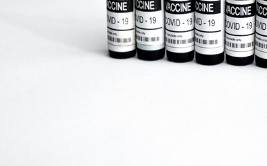 COVID-19 vaccine concept, coronavirus vaccine, immunization and treatment for new corona virus infection, Coronavirus Vaccine Batch