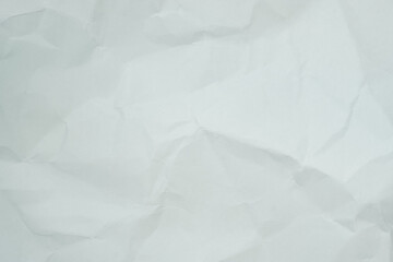Texture of white recycle crumpled paper, copy space for text.