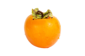 Persimmon isolated on white