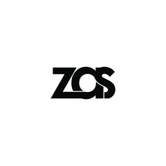 zas letter original monogram logo design